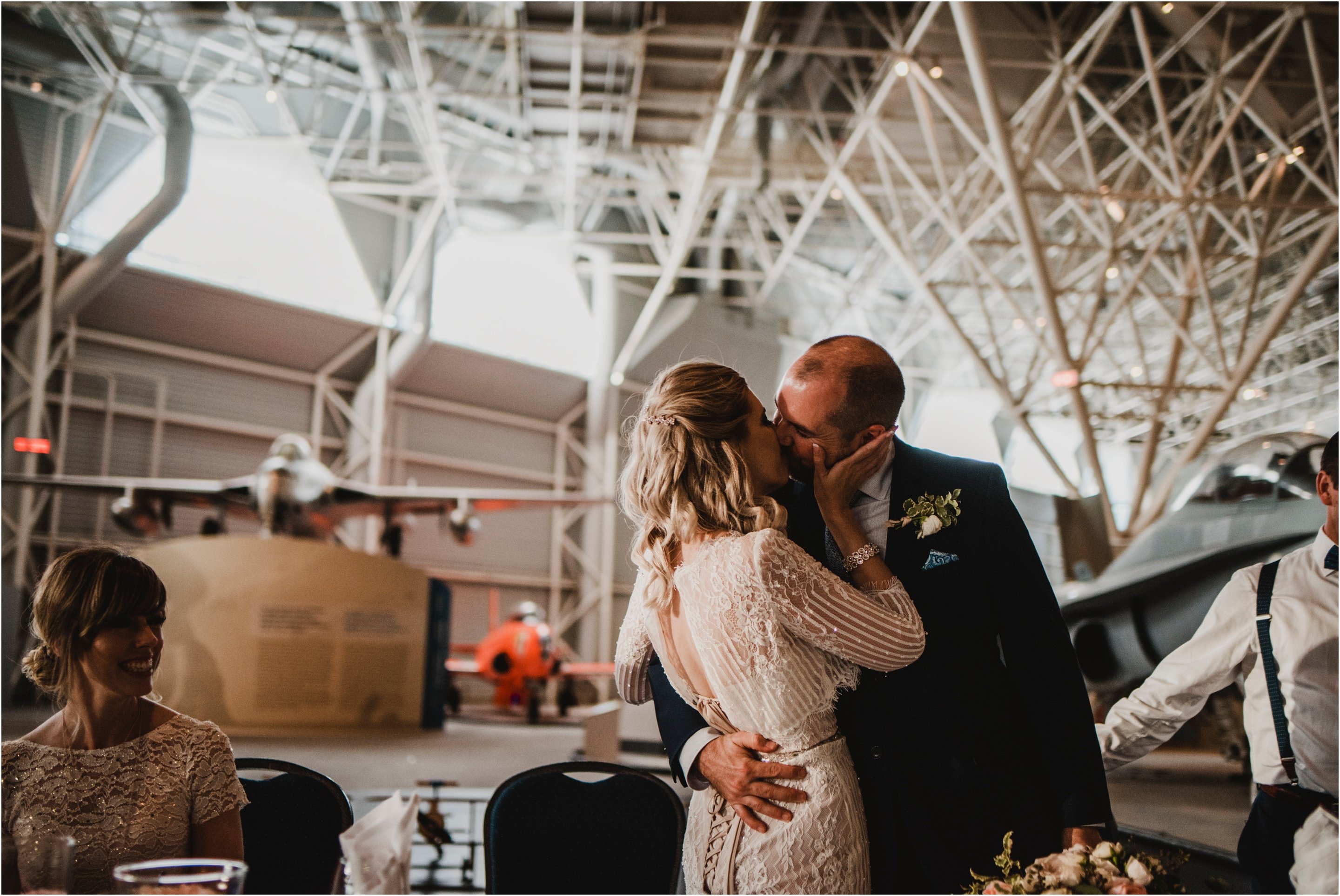 Canadian Aviation Museum Wedding - Cindy Lottes Photography