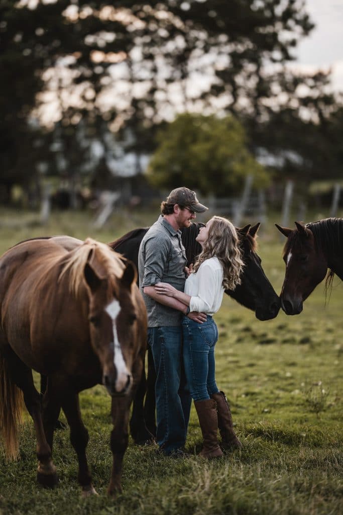 Ottawa Valley Horse Farm Engagement by Cindy Lottes Photography
