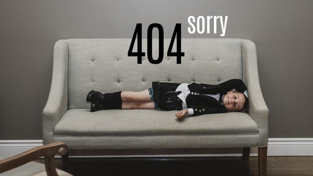 witty 404 error image