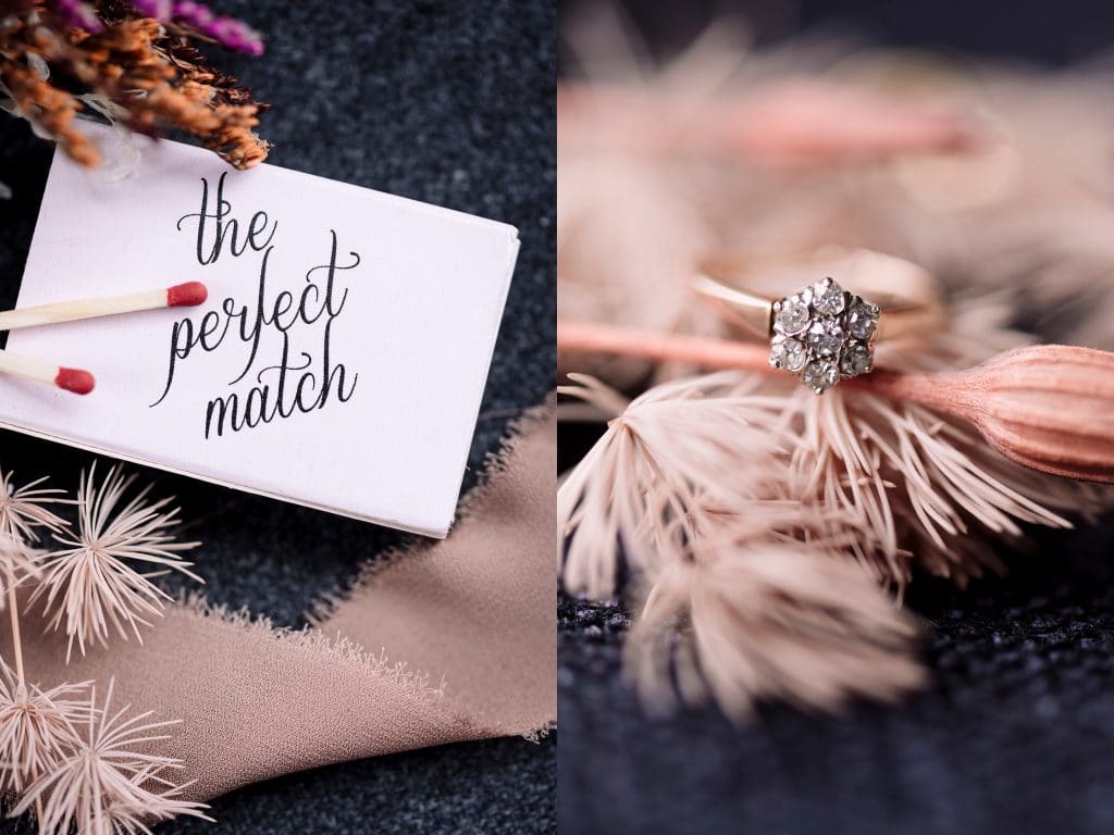 best wedding favours, match box that says perfect match
